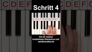 Eine wunderschöne EINFACHE Melodie für Anfänger klavierlernen pianotutorial [upl. by Anahsohs351]