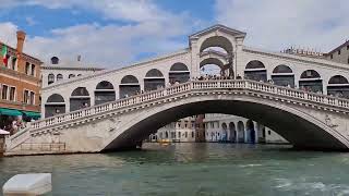 Venice  Canal Grande in vaporetto [upl. by Aelyk]