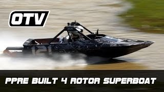 PPRE Quad Rotary 1300HP JetSprint Superboat [upl. by Drallim]