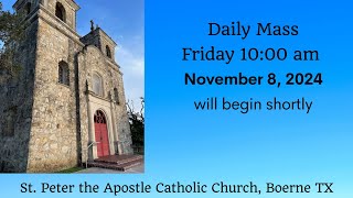 Daily Mass  Friday 10 AM November 8 2024 [upl. by Ameehsat]