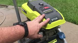 TOOL REVIEW Ryobi Electric Pressure Washer [upl. by Henden677]