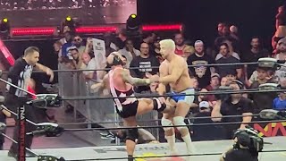 Josh Alexander shocking heel turn on Joe Hendry TNA Slammiversary [upl. by Neile]