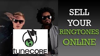 Sell your ringtones with TuneCore  How to set up an TuneCore account [upl. by Yllod]