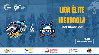 Hockey Línea  Liga Élite Iberdrola 2425  CP Vilareal vs CE Barcelona Tsunamis [upl. by Aldwin]