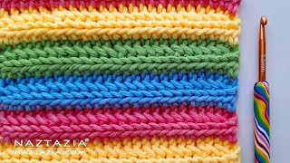 How to Crochet Linked Single Crochet Stitches DIY Tutorial [upl. by Dorrej]