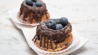 Mini kuglof sa borovnicamaChocolate Marble Gugelhupf KugelhopfBebina kuhinjaDomaći video recept [upl. by Annaiel]