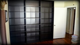 Building Ikea Billy Bookcases  Construction Timelapse [upl. by Dajma]