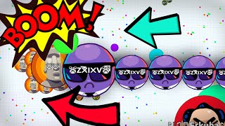 LEGENDARY HORIZONTAL LINEPOPSPLIT IN AGARIO Agario [upl. by Frere]