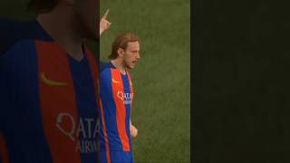 Recriação do golaço de Rakitic x Real Madrid  El Clássico 2017 shorts barcelona realmadrid [upl. by Ativak748]