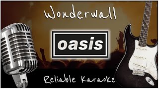 Oasis  Wonderwall Karaoke [upl. by Marucci970]