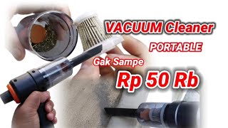 MANTAP Uji amp Test Kekuatan Vacuum Cleaner mini PORTABLE MurahTerbaik YTM2037 [upl. by Inva]