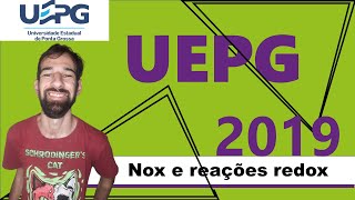 Questão comentada UEPG2019 Nox e reações redox [upl. by Levins]