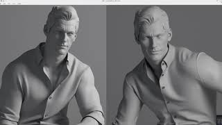 1Making David Gandy LikenessMarvelous designer [upl. by Rena290]