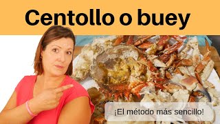 Cómo preparar centollo cocido o buey EN CASA 🦀🏡 ¡Todos los trucos recetastradicionales [upl. by Amati]