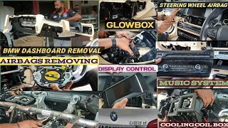 BMW 520D DASHBOARD REMOVAL  HOW TO REMOVE BMW 520D AC EVAPORATOR COIL adityacarac [upl. by Dhiren139]