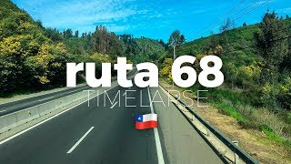 From Valparaiso to Santiago de Chile  Ruta 68 🏔 [upl. by Zaneski56]