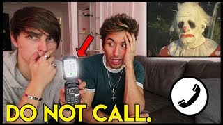 CALLING TERRIFYING PHONE NUMBERS pt 2 bad idea  Colby Brock [upl. by Dlared]