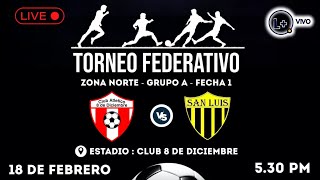 8 DE DICIEMBRE vs SAN LUIS CLORINDA [upl. by Poyssick]