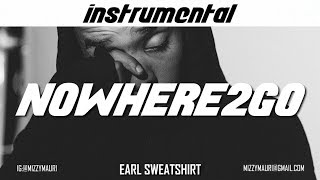 Earl Sweatshirt  Nowhere2go INSTRUMENTAL [upl. by Silrak]