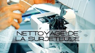 TUTO NETTOYAGE ENTRETIEN DE LA SURJETEUSE astuce facile débutant [upl. by Ashli]