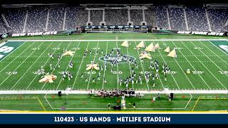 Downingtown West Marching Band 110423  US BANDS  METLIFE STADIUM [upl. by Moazami]