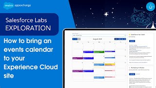 Salesforce Labs Exploration How Bring a Customized Event Calendar to Your Digital Experience [upl. by Laemsi]