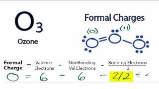 Calculating O3 Formal Charges Calculating Formal Charges for O3 Ozone [upl. by Olatha499]