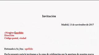 COMBINAR CORRESPONDENCIA EN WORD [upl. by Ialocin]