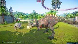 TRex King Dinosaur Hunting Black Evil Indominus Rex amp Carnotaurus  Jurassic Park Dinosaur Movie [upl. by Aynna]