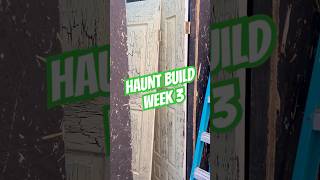 🏚️ Haunt Build  3rd Weekend Progress💀🎃👻 homehaunt hauntedhouse halloween [upl. by Anivram]