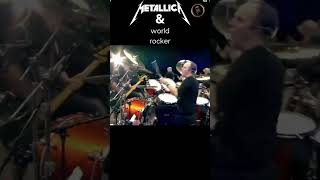 METALLICA amp world rocker  INTRO rock metallica shorts rockmussic [upl. by Peskoff]