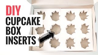 DIY Cupcake Box Inserts [upl. by Lerat]