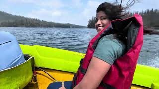 Ooty Pykara Lake speed boat riding 4K HDR ooty ootytrip travel travelvlog trending vuralvideo [upl. by Lidah5]