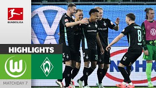 6GoalSpectacle Bremen Turns The Game  VfL Wolfsburg  Werder Bremen 24  HL  Matchday 7 [upl. by Scoles]