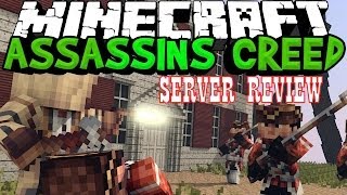 Minecraft Assassins Creed SERVER REVIEW Arneostyle  IP [upl. by Hoffmann59]