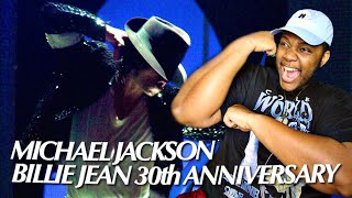 RIP TO A LEGEND MAN Michael Jackson  Billie Jean  30th Anniversary Celebration  REACTION [upl. by Ohl160]