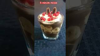 Chocolate chip  apple Chocolate chip dessert recipe  Chocolate apple mousseshorts food ytshorts [upl. by Ycrad]