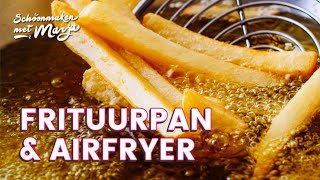 Frituurpan schoonmaken en airfryer schoonmaken 💦 Schoonmaken met Marja Middeldorp [upl. by Newo]