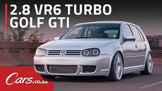 VR6 Engineswapped Golf Mk4 GTI  Big turbo big power still front wheel drive [upl. by Anrahs]