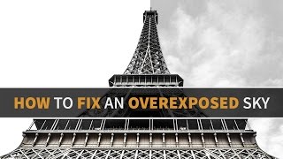 How to Fix an Overexposed Sky  PHOTOSHOP TUTORIAL [upl. by Fernas]