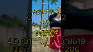 Prediksi Togel TAIWAN Malam ini Minggu 15 Oktober 2023 I Angka Jitu Kepala Ekor [upl. by Booth405]