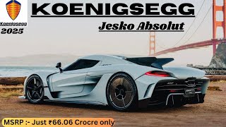 KOENIGSEGG Jesko Absolut  The Dream car  koenigsegg koenigseggjesko jeskoabsolut [upl. by Yarak]