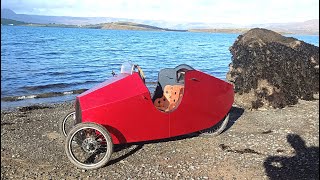 I Made A New Wooden Pedal Car  And Its Very Red thanks to Wrap Direct [upl. by Yleek]