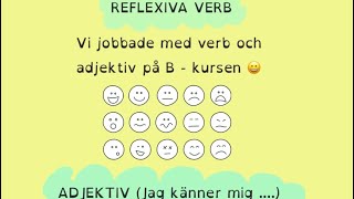 Reflexiva verb och adjektiv [upl. by Bodwell425]