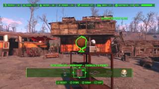 How to put things on shelves in Fallout 4 PS4 modded [upl. by Eillim]