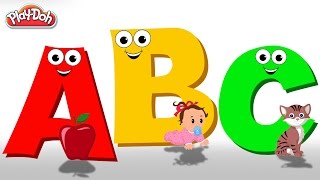 Play Doh ABC  Learning ABC Phonics Sound  ABC Song  Alphabet Rhymes  Learn Colors with Play Doh [upl. by Lerrud]