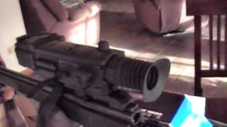 Pulsar N550 Night vision Scope  Whats in the box Fitting and Basic set up [upl. by Yanej]