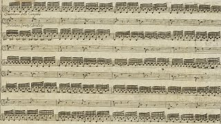 Imitazione delle Campane Sonata No3 in D minor  Johann Paul von Westhoff Manuscript score [upl. by Amaty234]