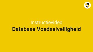 Instructievideo  Database Voedselveiligheid BE [upl. by Jariah]