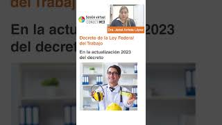 Salud Laboral Decreto 2023 saludlaboral educacionmedicacontinua doctor webinar [upl. by Cnahc]